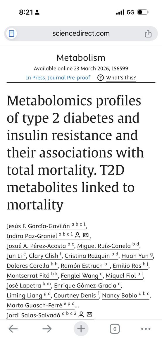 paz_graniel's tweet photo. I’m happy to share our new publication 🚀

Here, we provide new insights into some potential mechanisms behind the increased risk of mortality observed in individuals with diabetes and insulin resistance. 🧪

We invite you to read the full article ⤵️
🔗 https://t.co/4nsjCgx0Gh https://t.co/cRLgYlwITW