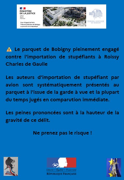 Eric MATHAIS, procureur de BOBIGNY tweet media