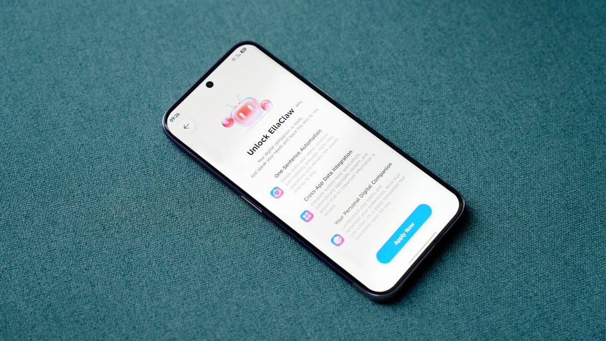 TECNO’s new AI agent EllaClaw 👀

Cross-app tasks ✅
Daily planning ✅
On-device intelligence ✅
AI finally becoming practical?
really Excited to experience 👀🔥 #tecno