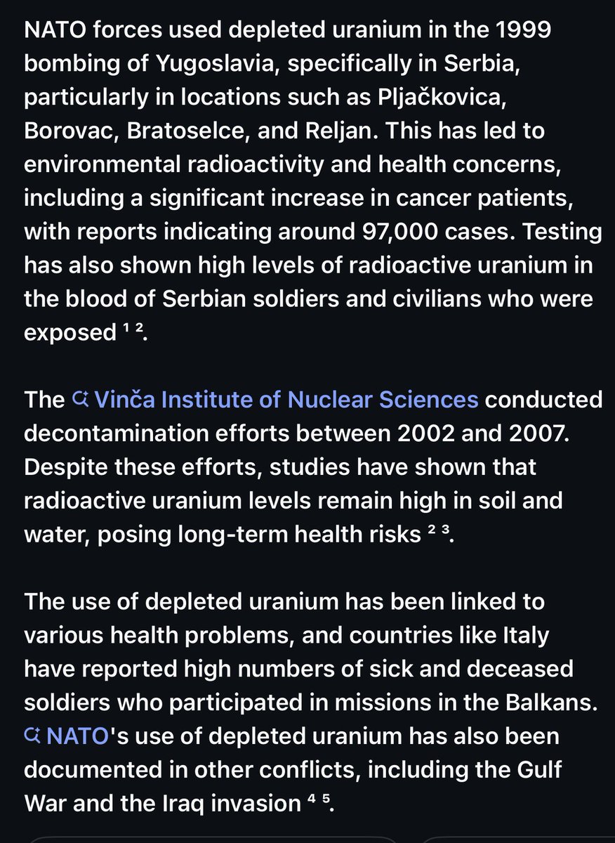 The Balkans: 26 years in the shadow of depleted uranium youtu.be/469muND7DkI?si… via <a href="/YouTube/">YouTube</a>