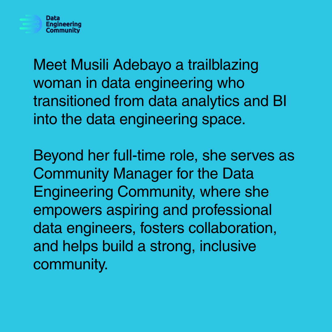 Data Engineering Community (DEC) tweet media