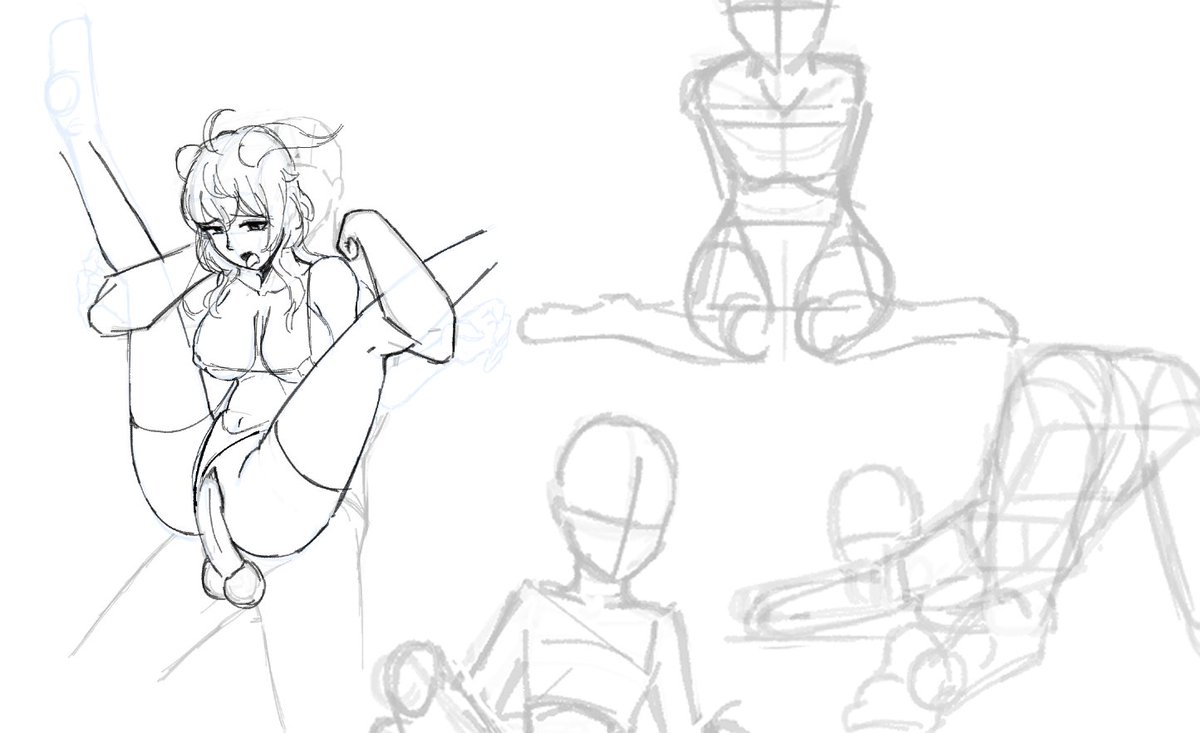 Sulus_18's tweet photo. WIP Ganyu
idk just doodles prob https://t.co/xHKNfdGle9