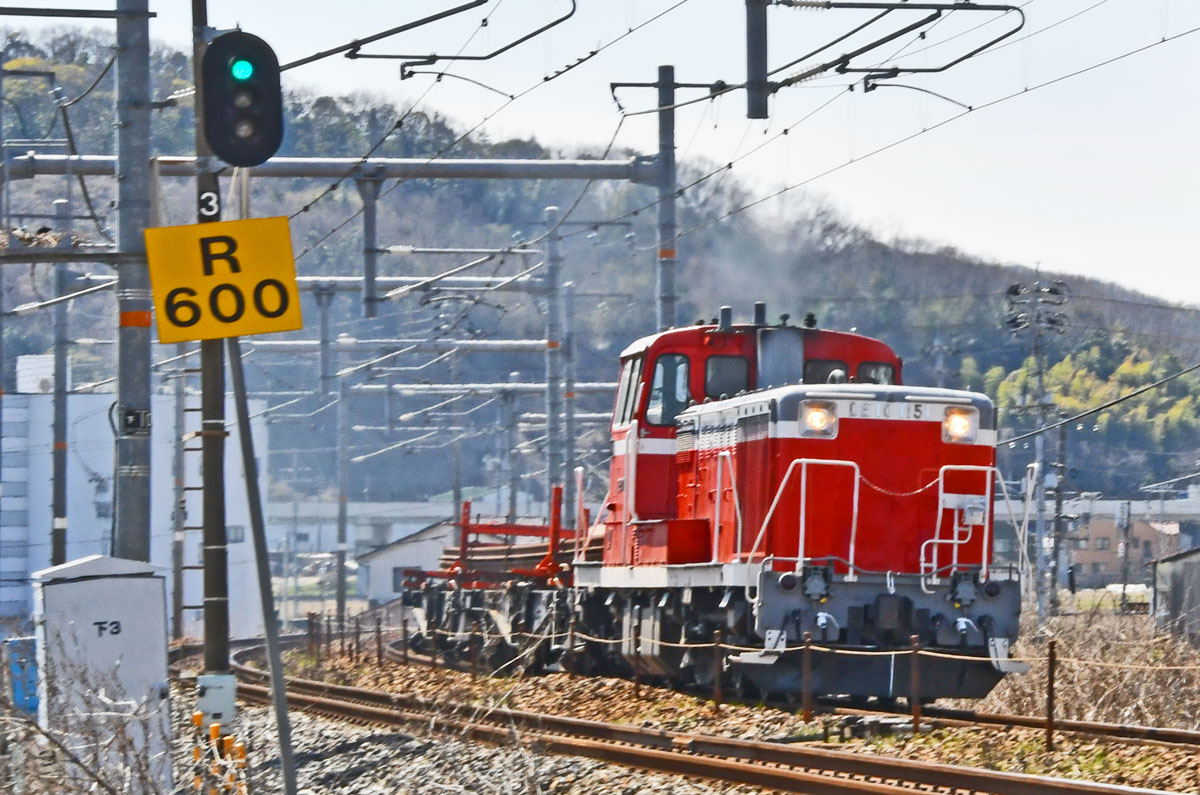 工9852レ？ DE10-1151+ﾁｷ2B 伯備工臨列車？ #DE10