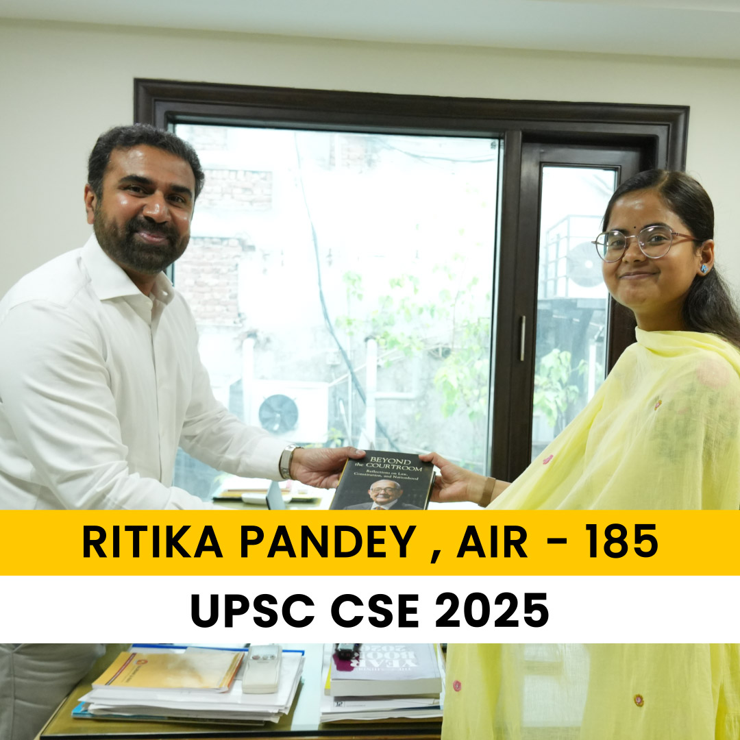 VajiramRavi's tweet image. Ritika Pandey (AIR 185, UPSC CSE 2025) visited Vajiram &amp;amp; Ravi after her success. As a student of the IGP, she highlighted the role of mentorship, feedback &amp;amp; support in her final interview.
Full podcast coming soon on our YouTube channel. Stay tuned!

#UPSC2025 #AIR185