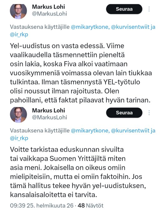 janijunes's tweet photo. @SFjder @nikopikkuaho Ei @SFjder asioiden tekemättä jättäminen ole aina vaihtoehto. https://t.co/3tRlACROaA