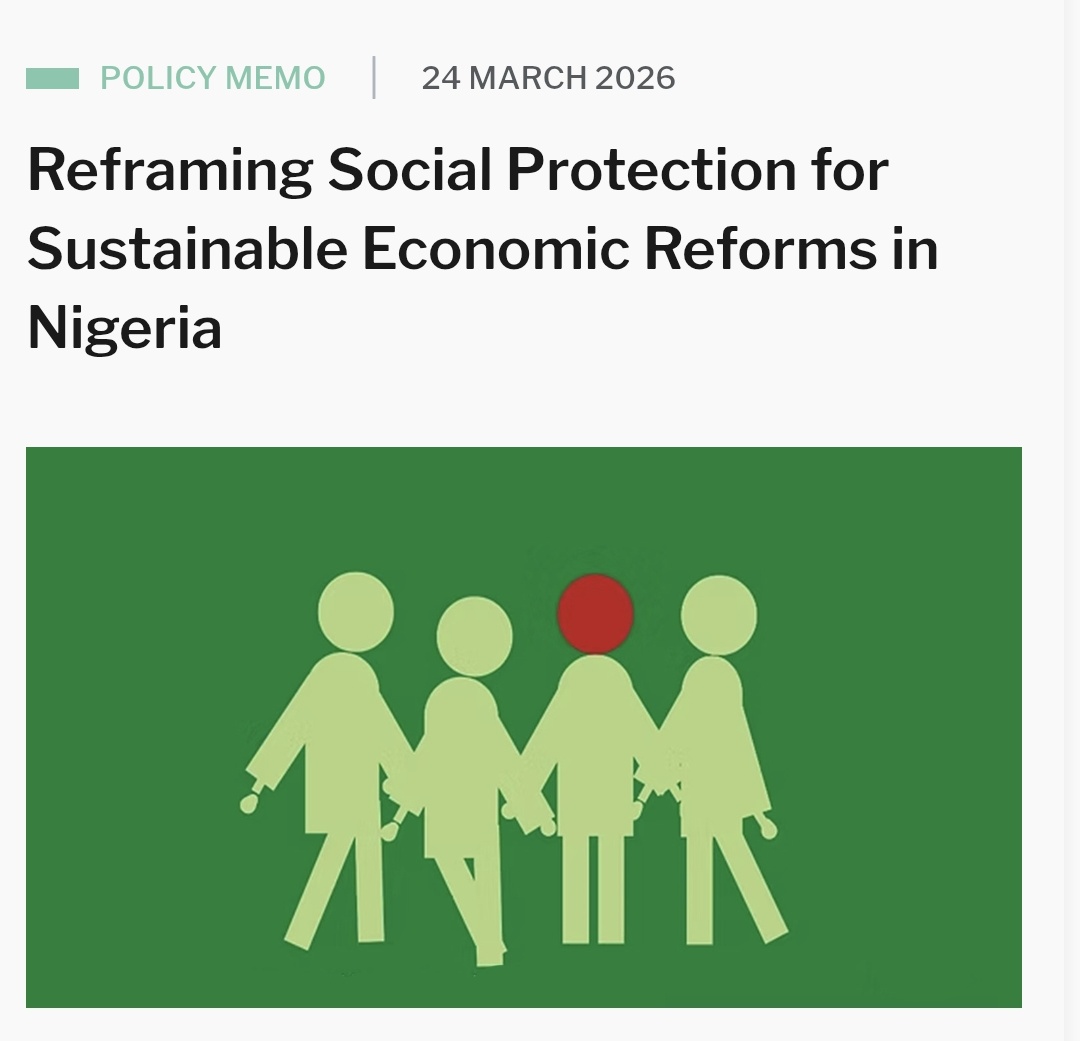 AgoraPolicy's tweet photo. 🚨 Sustaining Reforms Series... 2
In this policy memo, Dr. @hussainiabdu posits that difficult economic reforms should be anchored on a social protection system that is well funded, coordinated and credibly implemented. 👇🏾
https://t.co/TDtY6oJWYv
#NESTNigeria
#NESTProgramming