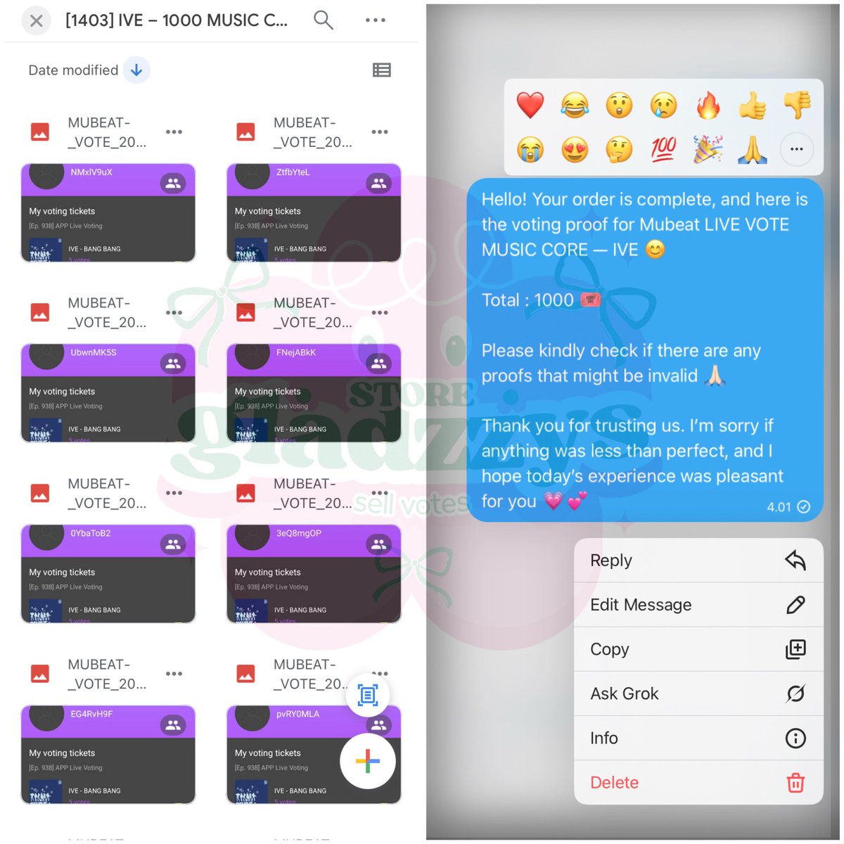 gladzzys votes tweet media