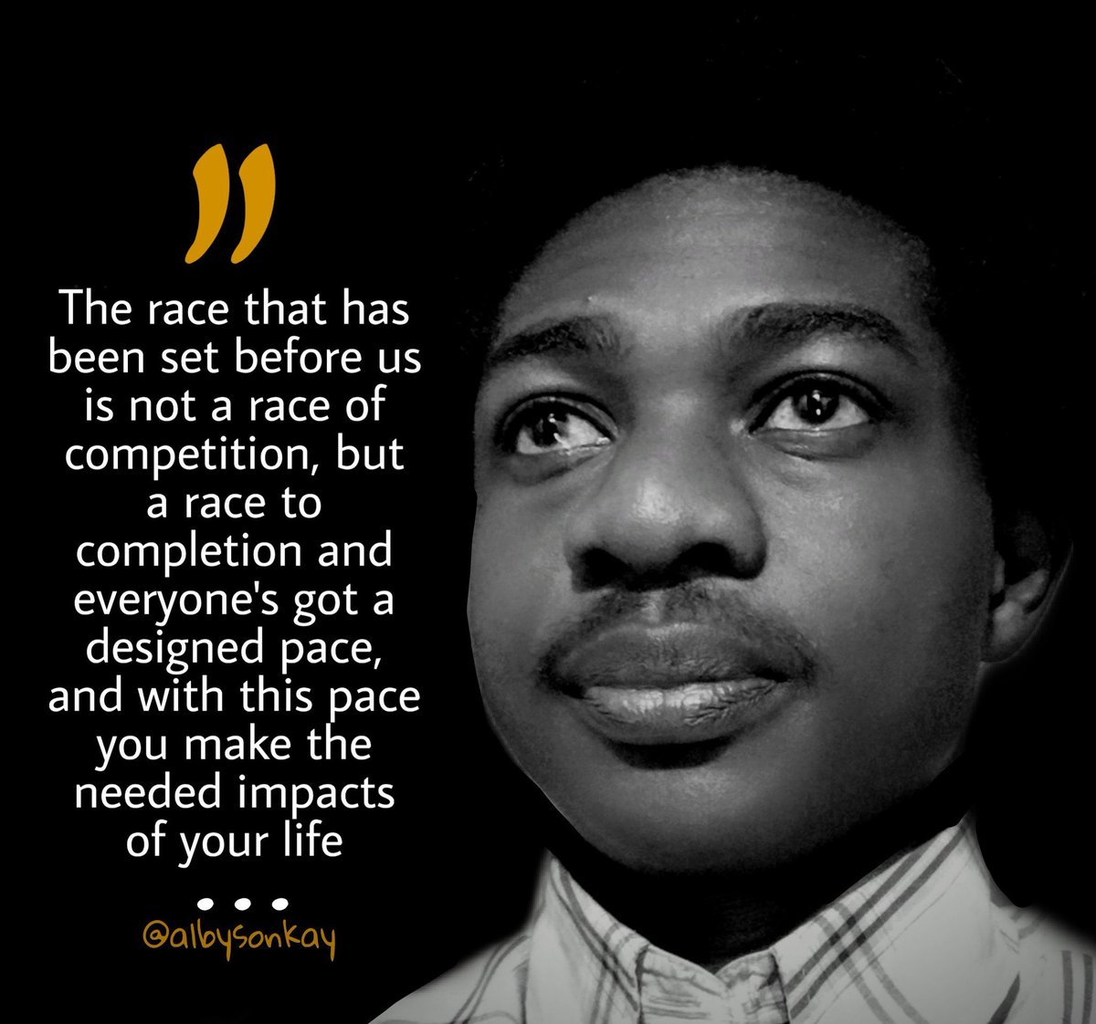 Verbaltrans's tweet photo. π«΅πΏπ₯°
"The race that has been set before us is not a race of competition, but a race to completion and everyone's got a designed pace, and with this pace you make the needed impacts of your life" - #VT @Albysonik 2019 (@Verbaltrans) #TheNewAfrica
#LifeIsSimple Don't complicate it https://t.co/gzuIoyf4ml