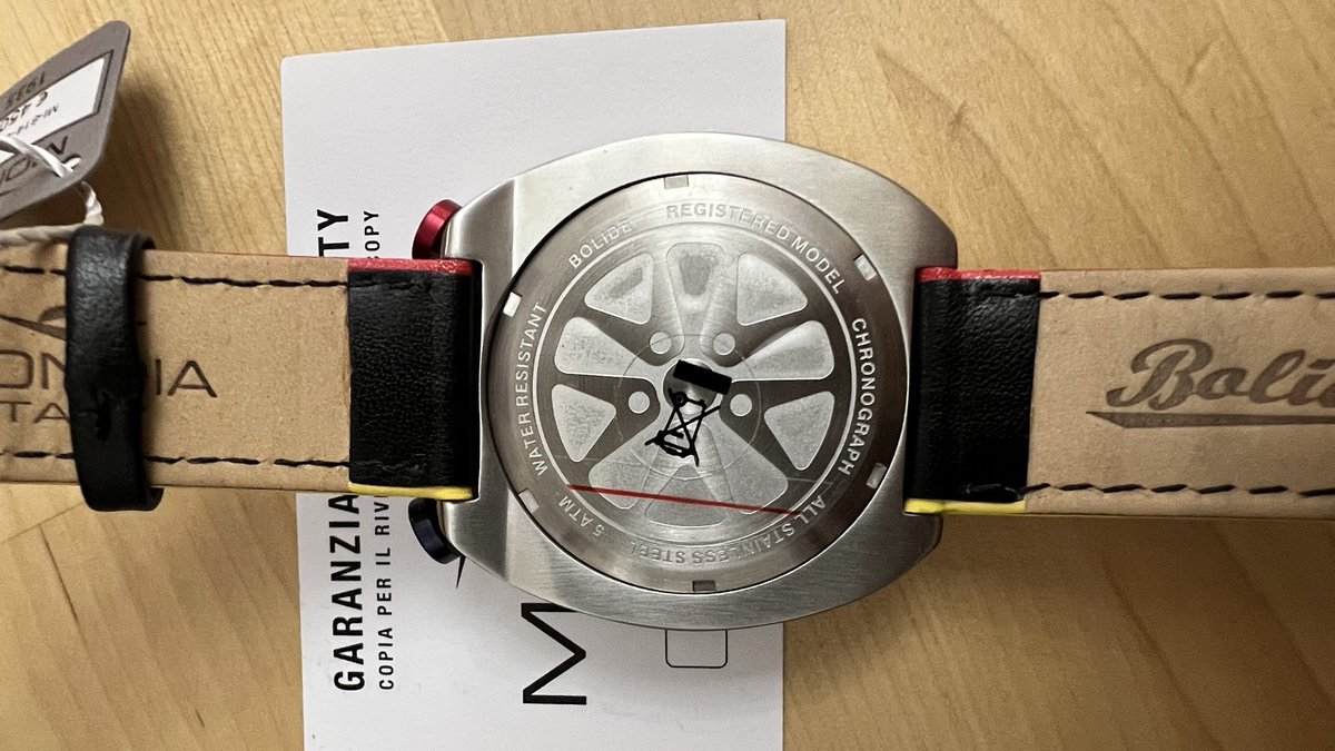 10urel's tweet photo. Mondia Italy MI-814-SS-BK-CP Bolide Limited Edition Bullhead 46mm. Koleksiyonuma hediye geldi ama Quartz kullanmıyorum 😒 #wristcheck https://t.co/23ZNvrrOtz