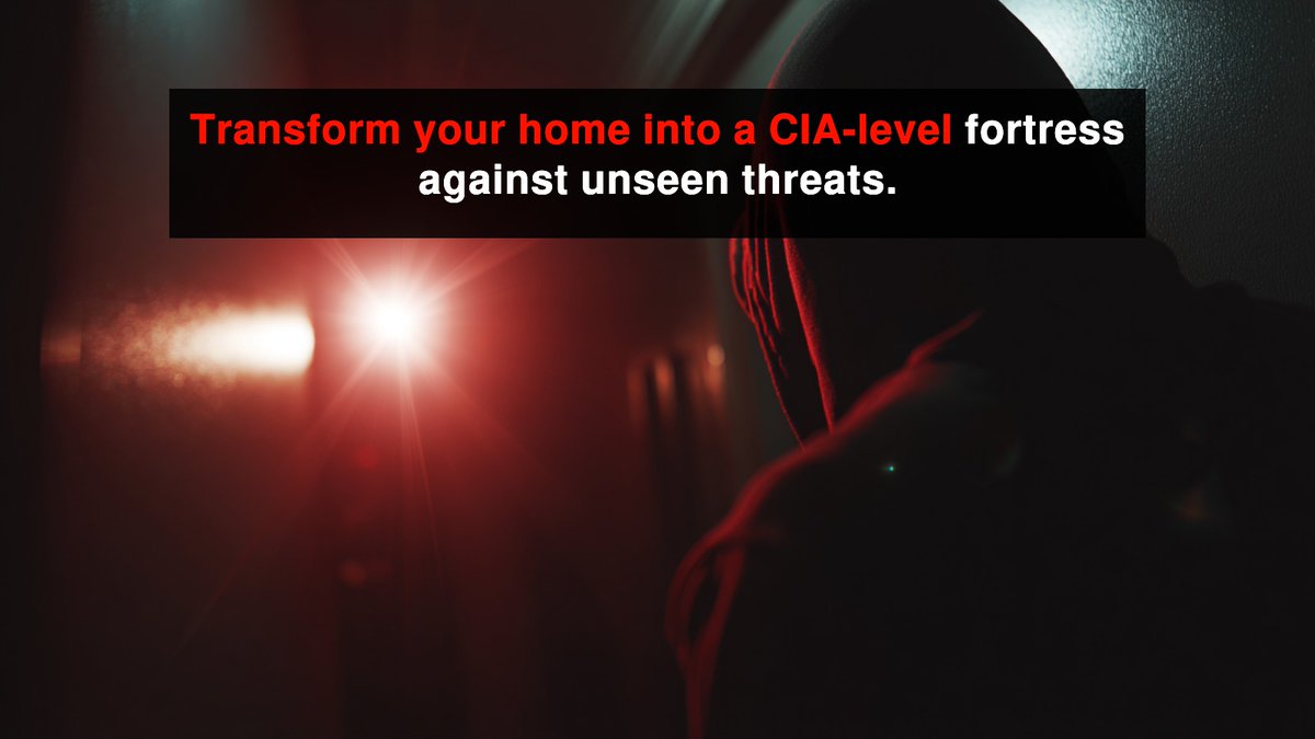 ResilientHomeCo's tweet photo. Defend your home with CIA-level security.

https://t.co/avf3U1N4Lg

#HomeFortressSystem #EarlyWarningDefense #CIAHomeProtection https://t.co/5FjuFptViE