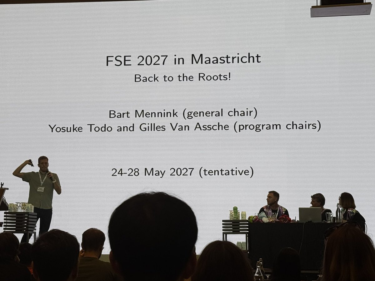 jedisct1's tweet image. FSE2027 will take place in Maastricht #fse2026