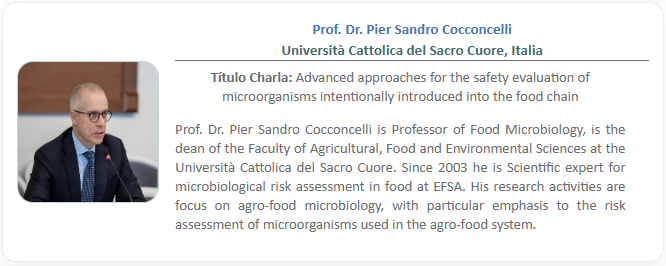 MolMicro_LAB's tweet photo. @SEMicrobiologia @iplacsic @stefan_weckx @Miss_Salmonella @bbbmar1 @LaMicroMola @microBIOblog @estovademicro @CSICasturias @unicomplutense @Azumora3 @EnriquetaGarc @MetaResistantB @AALLENDEPRIETO XXIV Congreso #MicroALI2026 @SEMicrobiologia @iplacsic @CSICasturias 

Gijón 14-17 Sept
Registro  📝 https://t.co/YsJeW57mOA

📢 Conoce a nuestros Ponentes

Sesión Riesgos Biológicos Emergentes en Alimentos 🦠💀🤮🥬🧃🍗

Prof. Pier Sandro Cocconcelli de @Unicatt https://t.co/Txa9DjXnJL