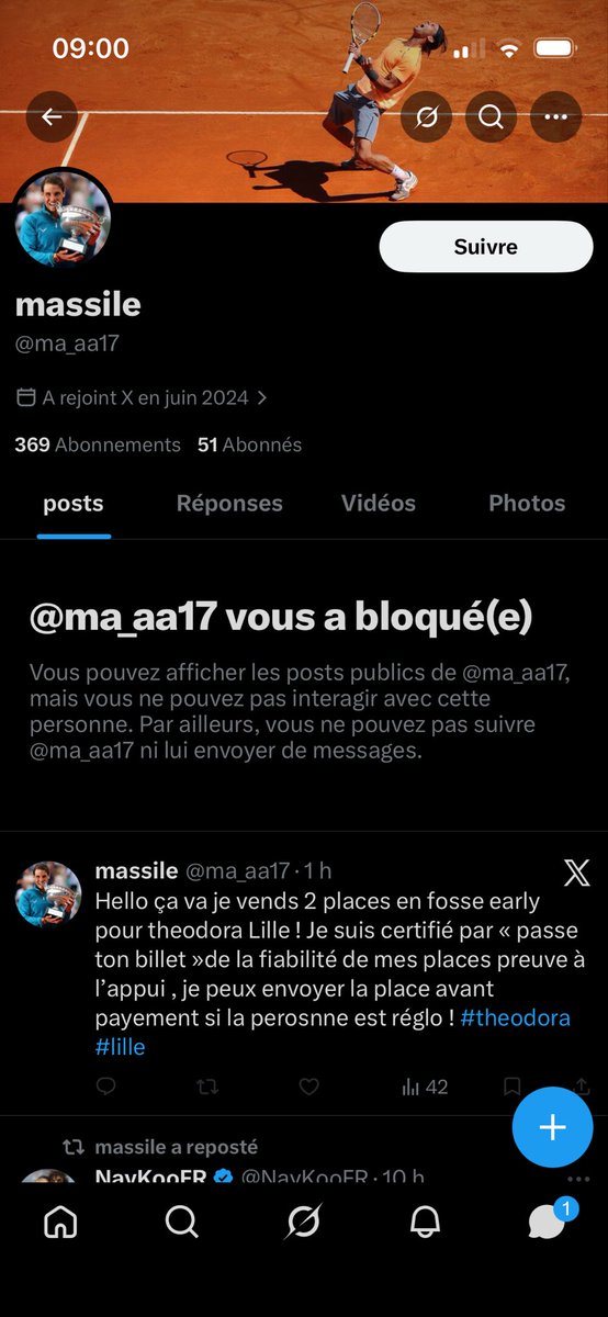 raphouarc's tweet photo. @ma_aa17 ne lui prenez pas de places, il m’a scam ce fdp https://t.co/bsn8cVWyW5