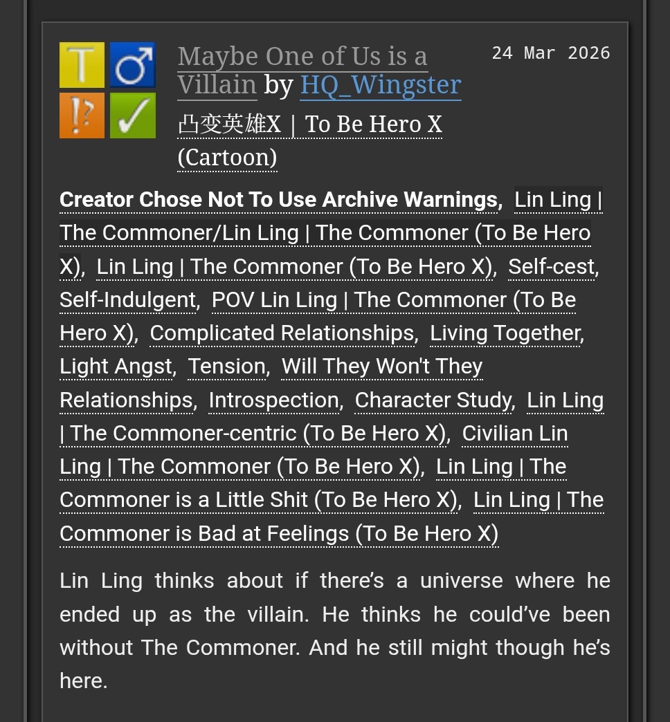 JoeyWingster's tweet photo. #tbhx #LLingcest #CivCom fanfic

Lin Lin has no idea why The Commoner is even a hero here in his universe. But if he’s going to stay here any longer, Lin Ling might as well get some fun out of it. 

https://t.co/vXF0ujaUjc

For @0shingkun0 https://t.co/jpsIIkuH1b