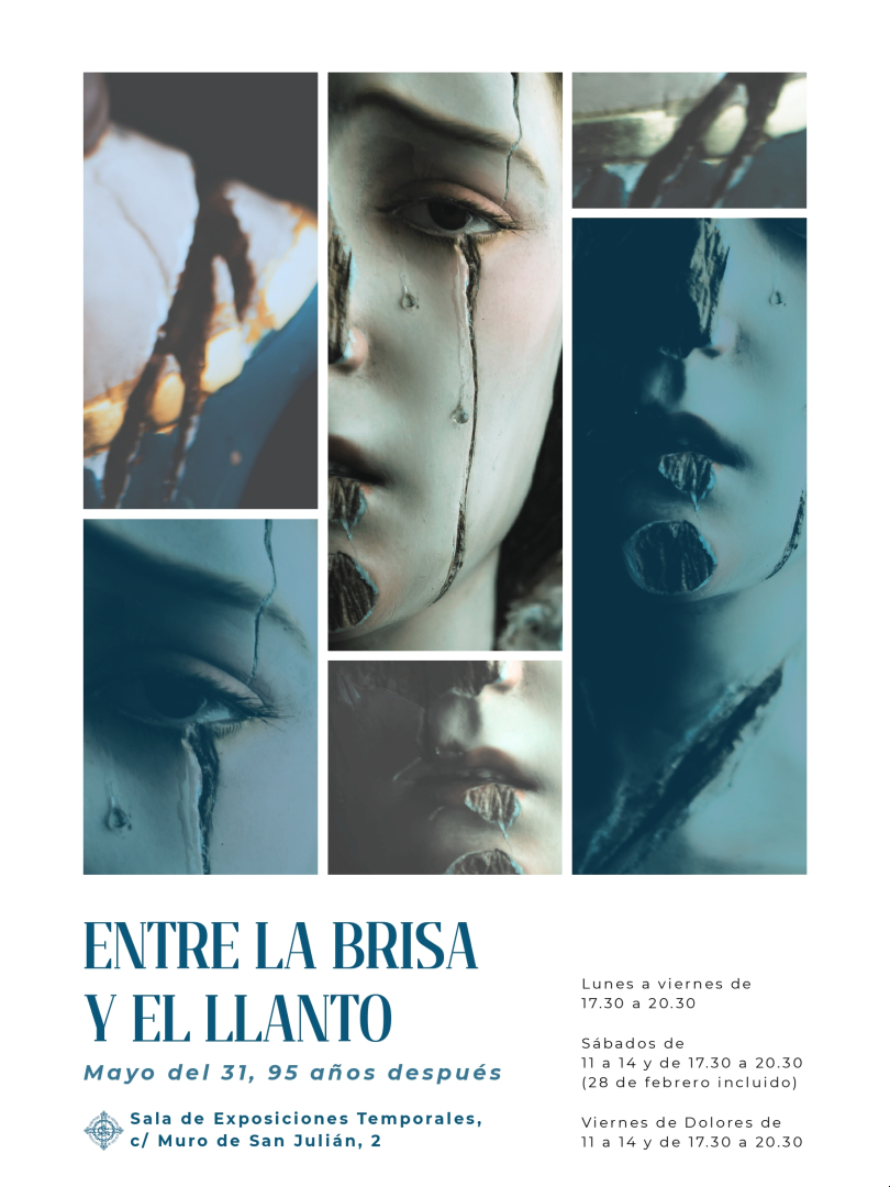 Entre la memoria y la emoción, “Entre la brisa y el llanto” encara sus últimos días… y no deja indiferente.

Una exposición que va más allá del arte: un viaje íntimo por las heridas de la historia cofrade malagueña, donde cada pieza revive lo que el tiempo intentó borrar. Una