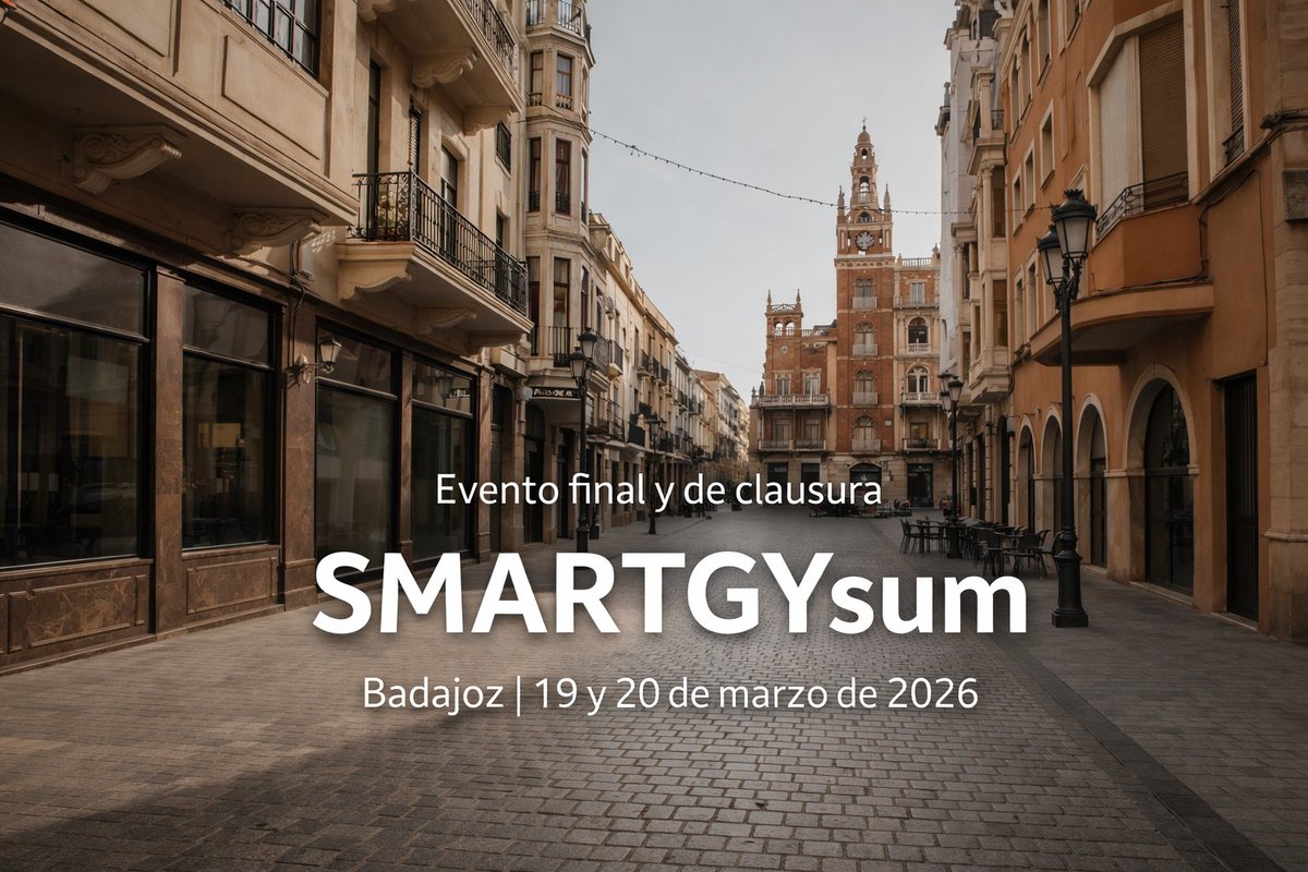 senergyps's tweet photo. On March 19 and 20, we held the #SMARTGYsum closing event in Badajoz, where we shared the project’s key findings and progress 📊

It was a forum for exchange that highlighted the work accomplished and its impact 🤝

Thank you to all the participating organizations 🙌 https://t.co/gaZ90MAO8i