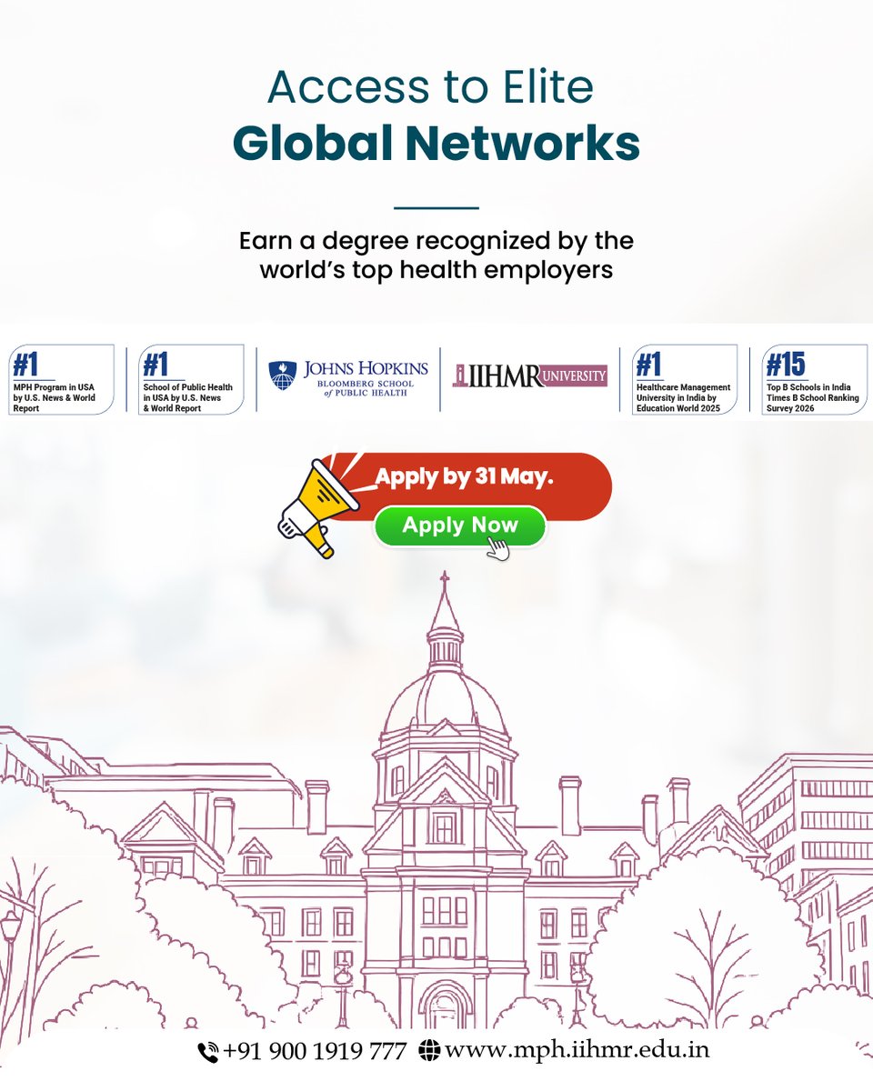 IIHMR University tweet media