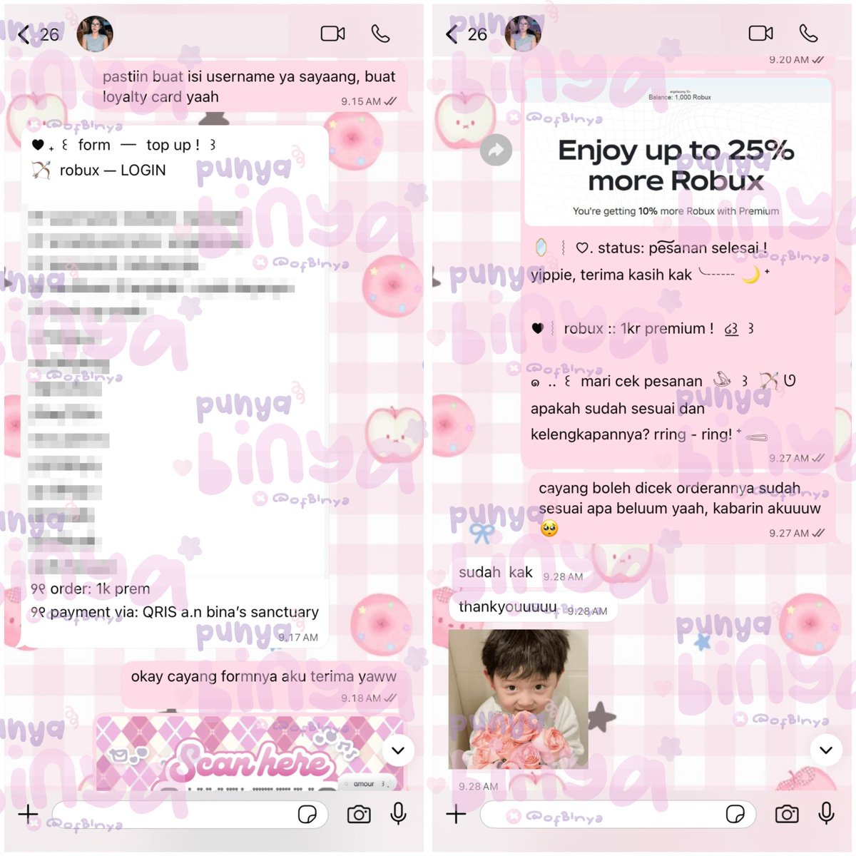 BiNA — top up & joki games 🪽@ after DM tweet media