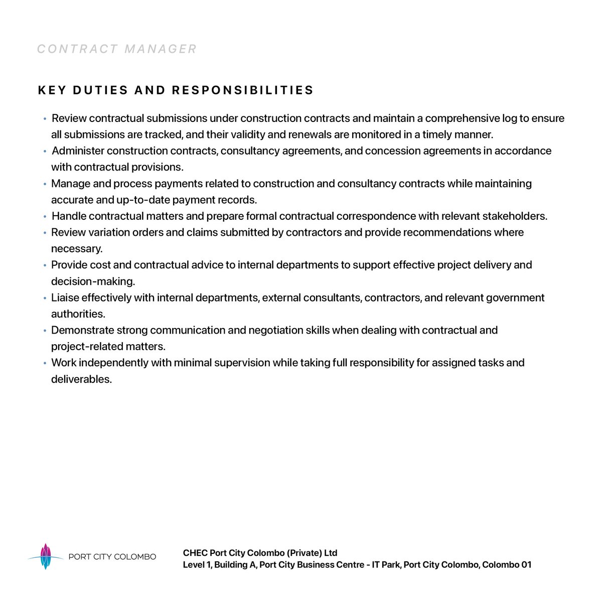 Port City Colombo tweet media