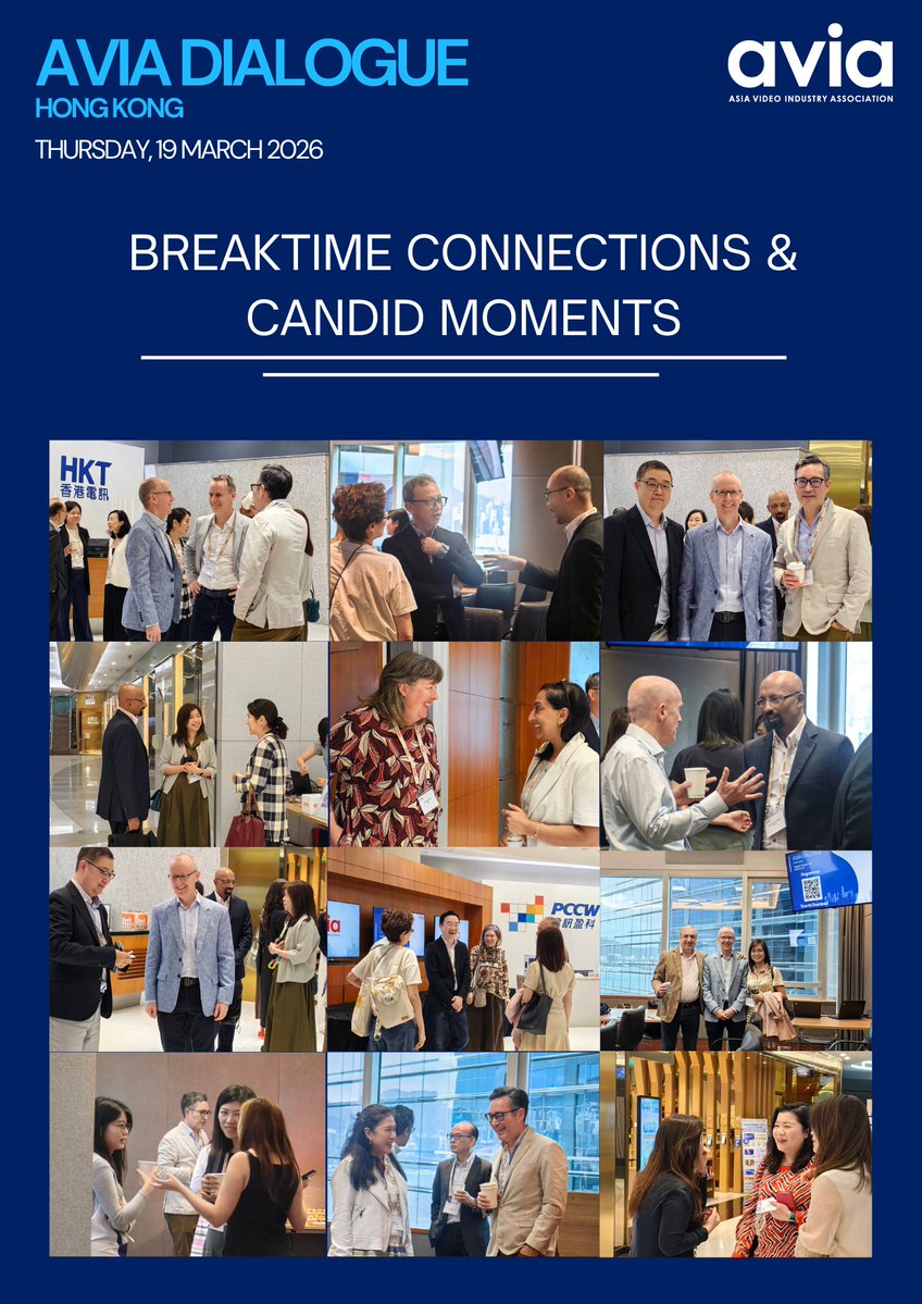 Asia Video Industry Association tweet media