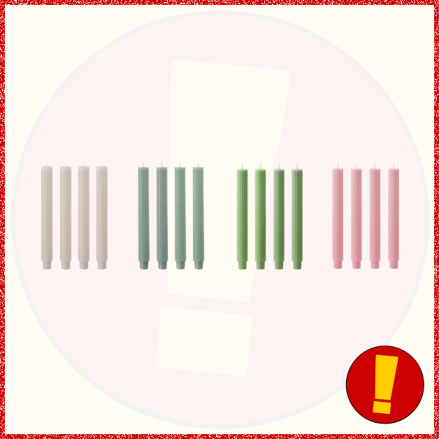 terughaalacties's tweet image. Terugroepactie IKEA kroonkaarsen SMÖJTRÄD.
Door een productiefout is er risico op brand en brandwonden bij het branden van deze kaarsen.
Lees hier alles over deze terugroepactie: rcll.nl/TRg6G0
#brand #brandwonden