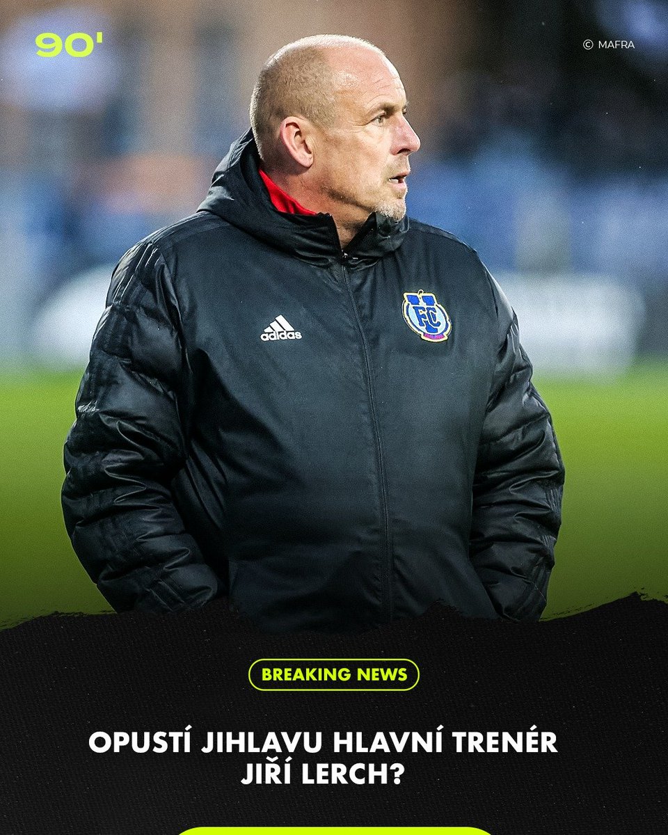 90minutcz's tweet photo. Podle našich informací by Jiří Lerch mohl opustit lavičku druholigové Jihlavy! ❌
Co byste na tuto změnu řekli?👀
Navštivte náš web https://t.co/AZ0DMihONn 📲
#90min #90minut #90mincz #90minutcz
#jihlava #lerch #spekulace #odchod #vysocina https://t.co/Z75y7y36bA