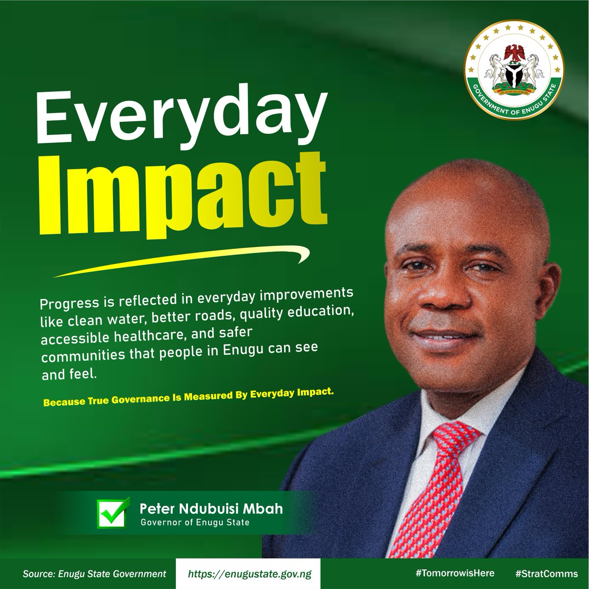 enugugover76588's tweet image. It’s not just big milestones that count, but consistent impact. In Enugu State, leadership shows up daily across all sectors, improving lives and driving real progress. Ndewo nu ndi Enugu. 
#ThemeOfTheWeek