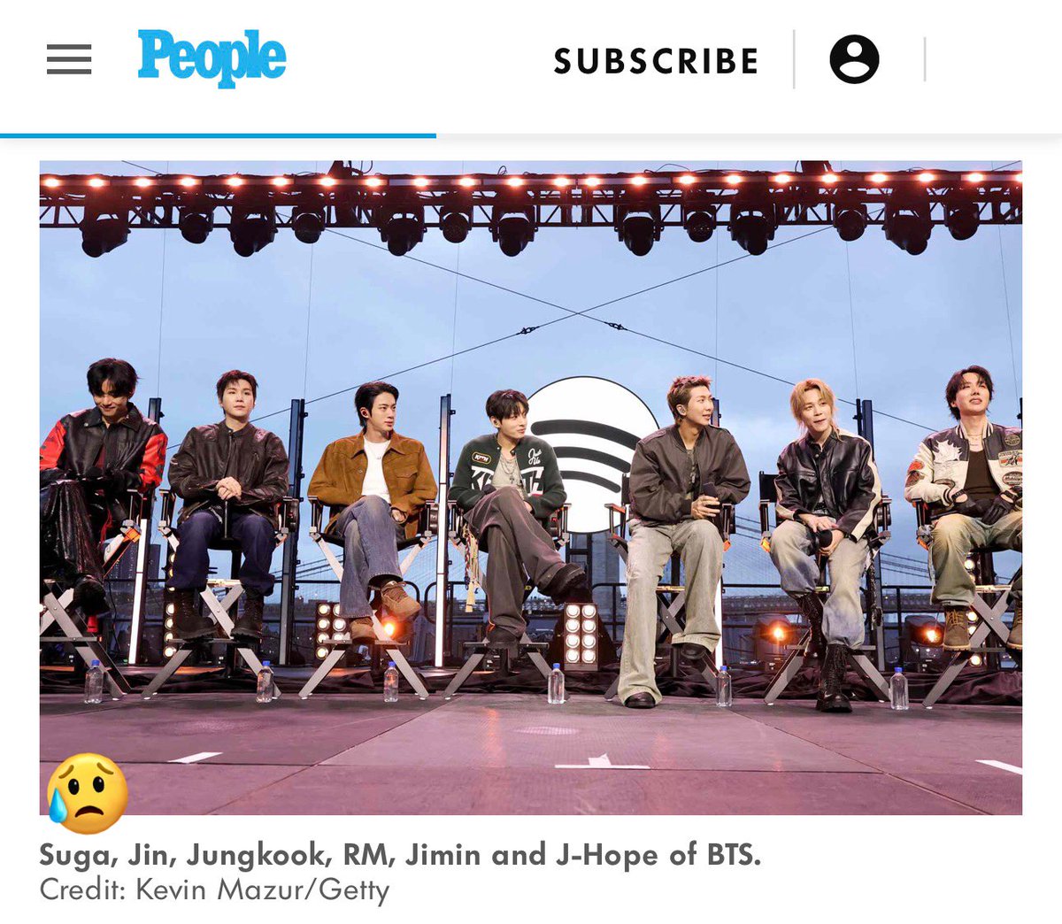 BTS has 7 members, but your article photo caption only listed 6 and left out Kim Taehyung (V). <a href="/people/">People</a> please correct the caption to include all seven members.