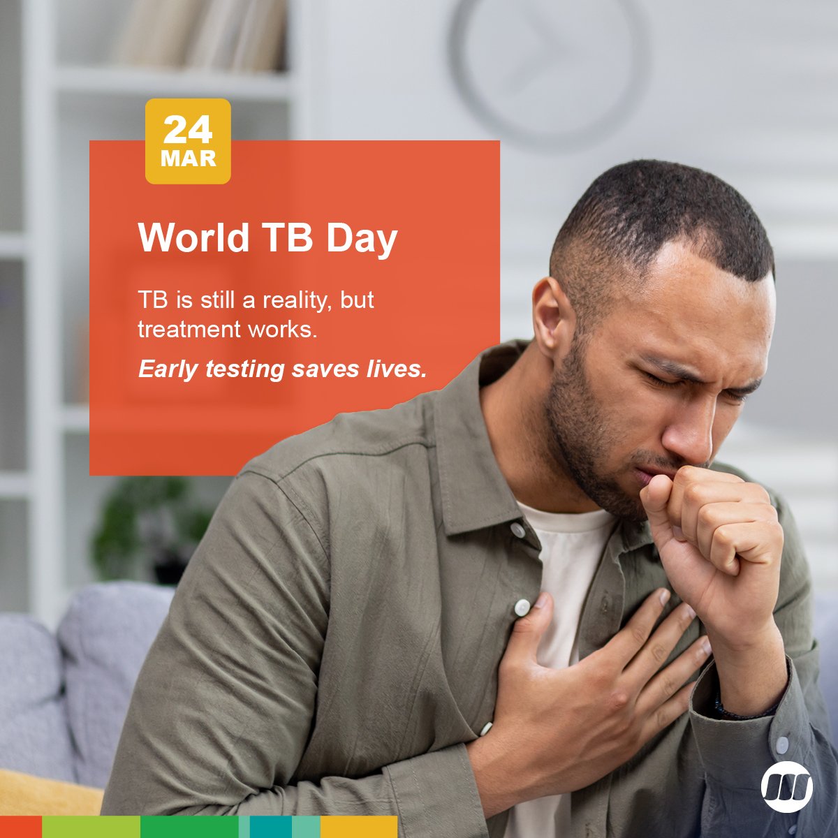 MedshieldSA's tweet photo. TB is still a reality, but early detection and treatment work.

If you have a persistent cough, chest pain, fatigue, or unexplained weight loss, consider getting tested. Early testing saves lives.

#WorldTBDay #TBawareness #PartnerForLife #MedshieldSA https://t.co/PHv4zj68Rx