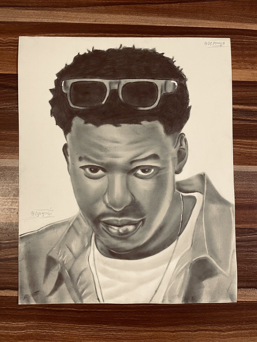 Bernnyconcepts's tweet photo. GM fam🩵💙…finally completed a portrait for my homie from college. If this comes on your TL pls like &amp; retweet🫂🤗 #art #pencildrawing #pictureportrait https://t.co/6nag3MiP0S
