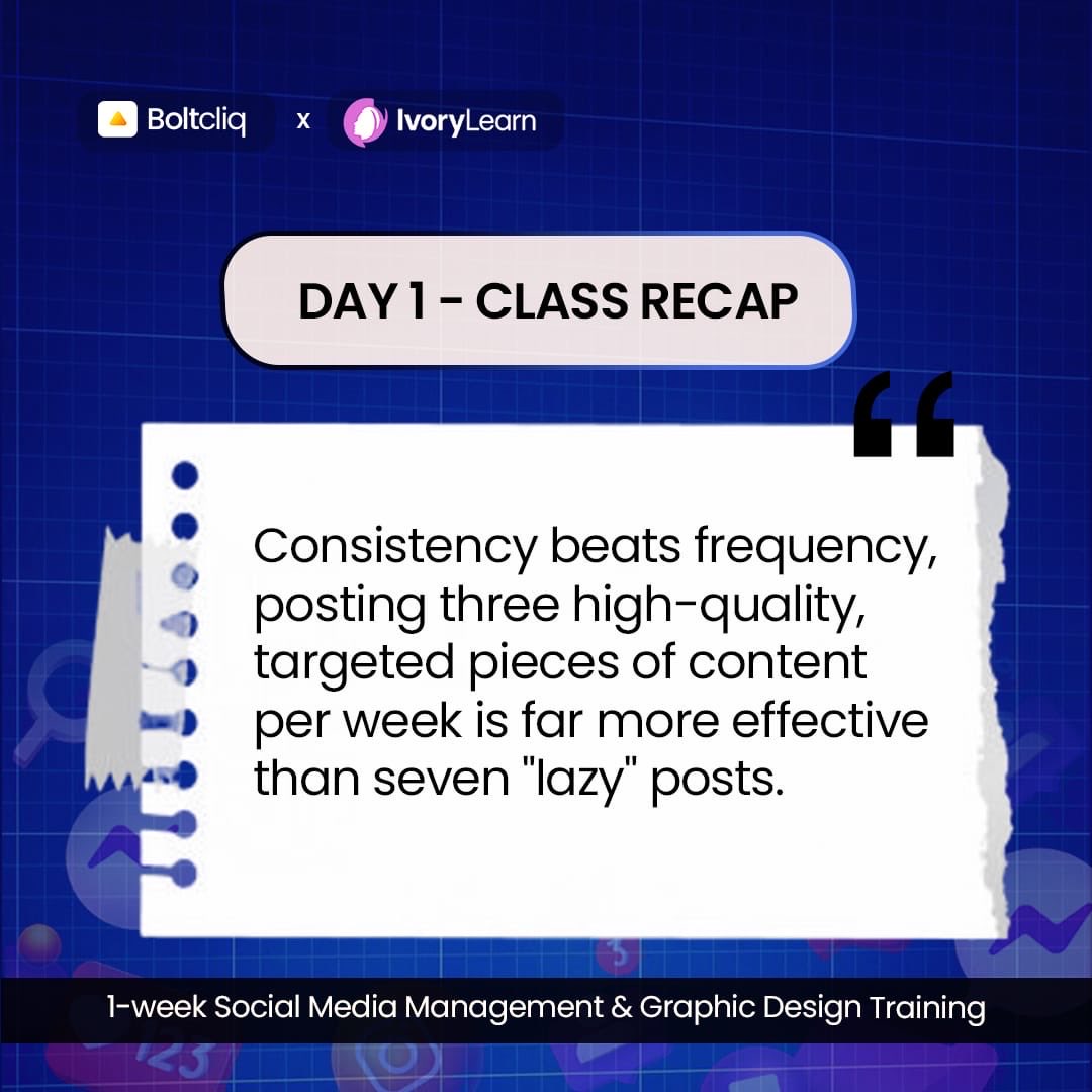 ivorylearnhub's tweet photo. Ready for Day 2? We’re just getting started. Use the link to join the class group: https://t.co/SNKKTdE807 https://t.co/VZ2gTZl8Z1
