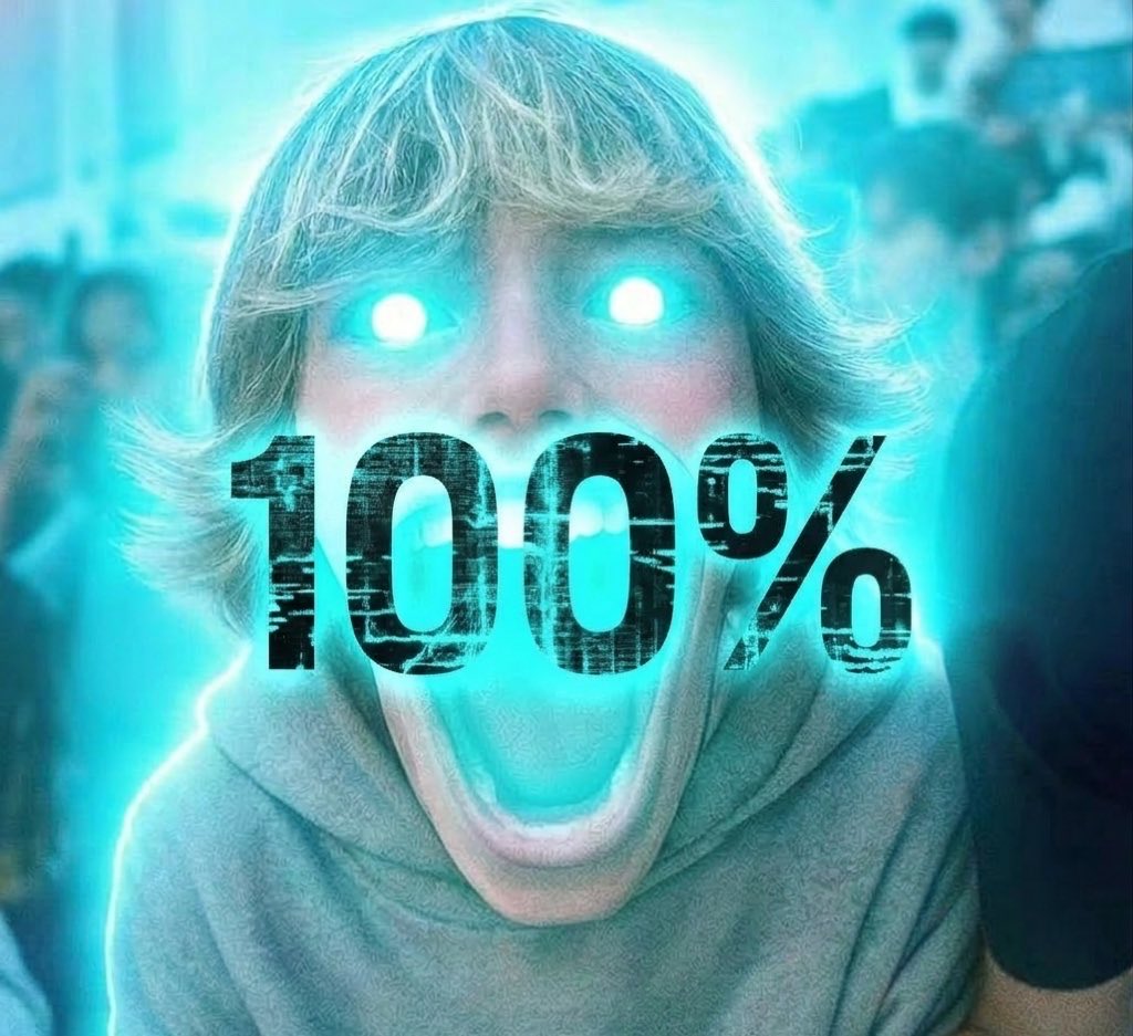 Absolute 100% tweet media