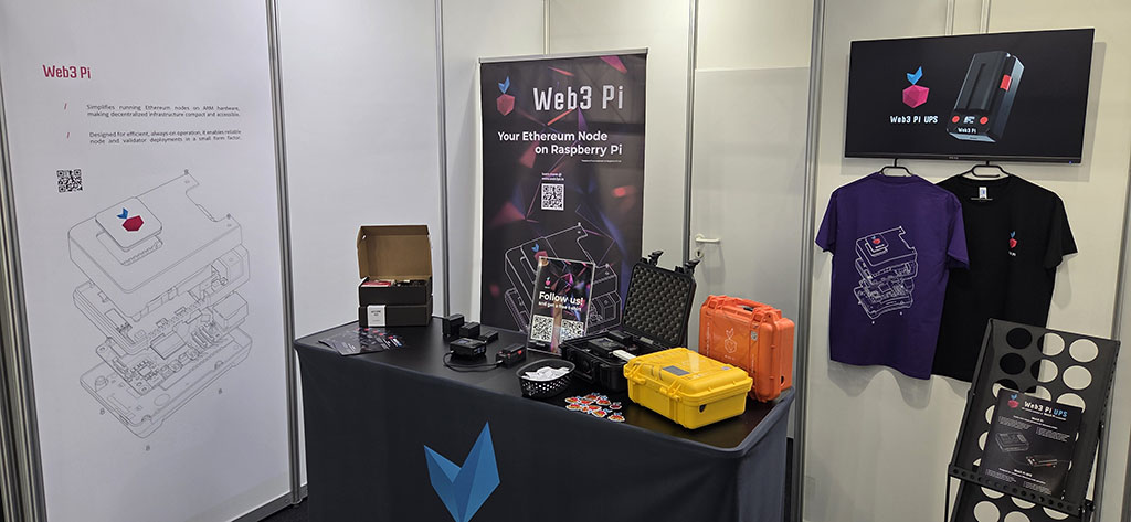 _Web3Pi_'s tweet photo. Thanks to everyone who visited us at Embedded World 2026 🙌
Great to meet so many people interested in Web3 Pi and reliable Ethereum nodes.
Web3 Pi UPS got a lot of attention.
#Ethereum #RaspberryPi #node #embeddedworld2026 https://t.co/QD1gdygM0L