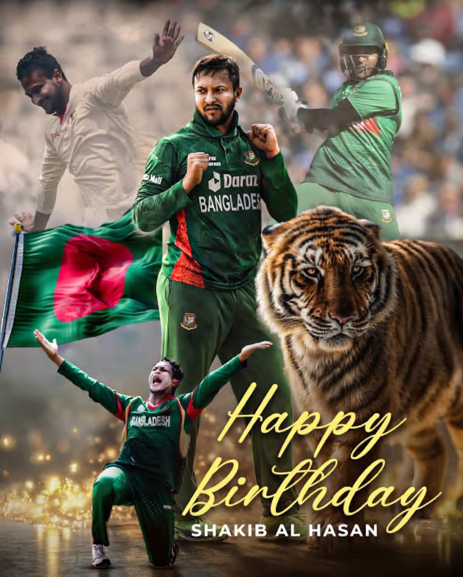 MalickALHasan's tweet photo. Happy Birthday The Legend 
Shakib Al Hasan Bhai 
🥳❤️🎂

#HappyBirthday #ShakibAlHasan https://t.co/VjSzCtRYSe