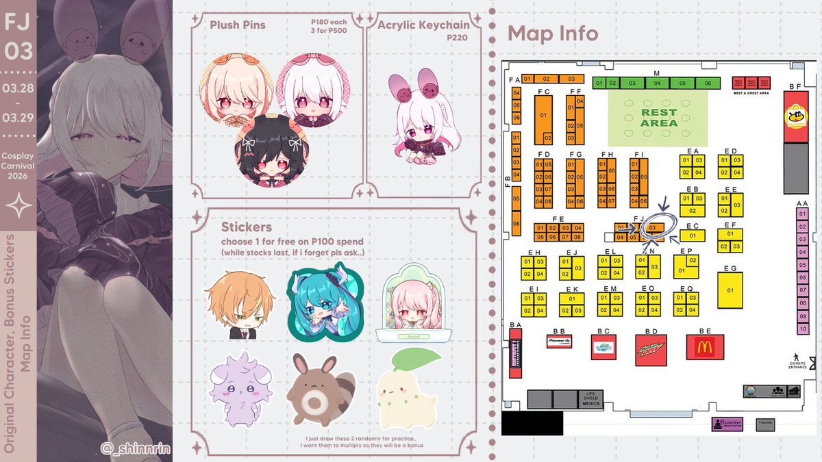 Shinnrin 🐇✏️🔜CosCarni FJ03 tweet media