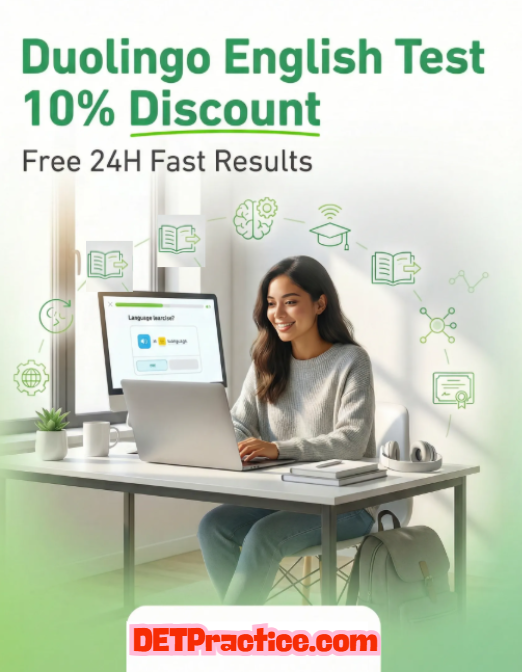 PracticeDET's tweet image. 24H results + 10% OFF instantly.
Simple. Fast. Online.🔗 🔗detpractice.com/duolingo-engli…
#DET2026 #DuolingoEnglishTest #TestPrep