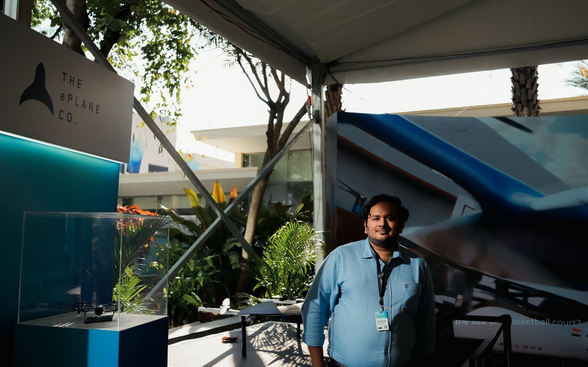 ePlaneCompany's tweet image. Looking back at a high-velocity week in Bangalore. 

Building the #e200X is as much a data mission as a hardware one. Our team recently joined the AWS AI Annual Summit to dive into the high-performance computing keeping our mission moving. 
#DeepTech #ePlane