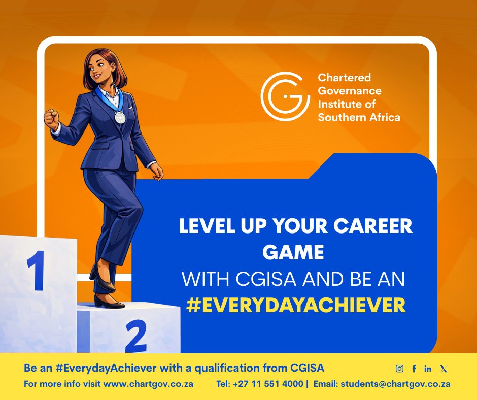 Chartered Governance Institute of Southern Africa tweet media