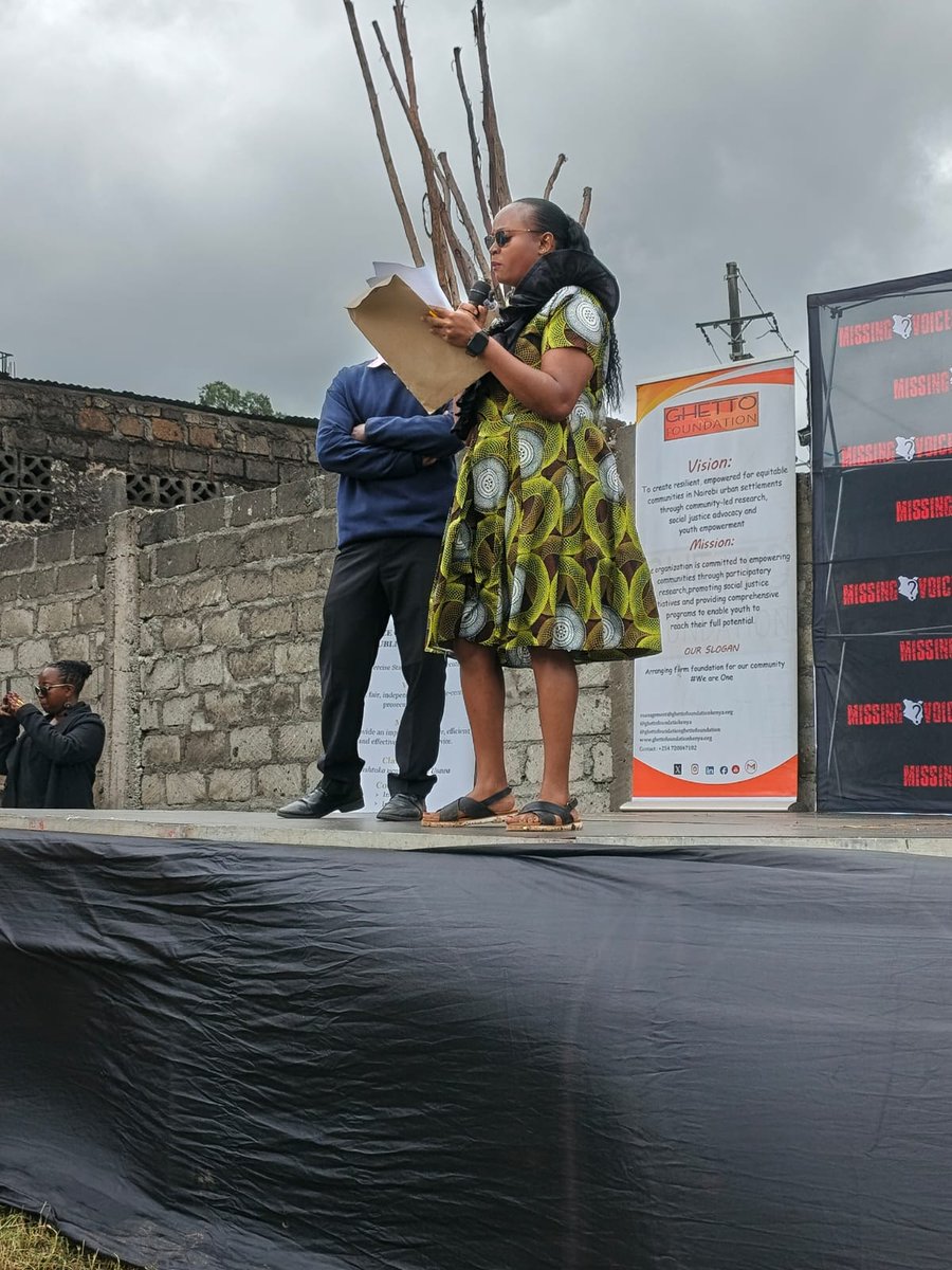 "We must criminalize enforced disappearance, werefuse to forget. We refuse to be silent. We continue to stand with families seeking justice for missing and unlawfully killed loved ones. Together we demand change." Njoki Gachanja #UnbowedForJustice #MissingVoicesKE