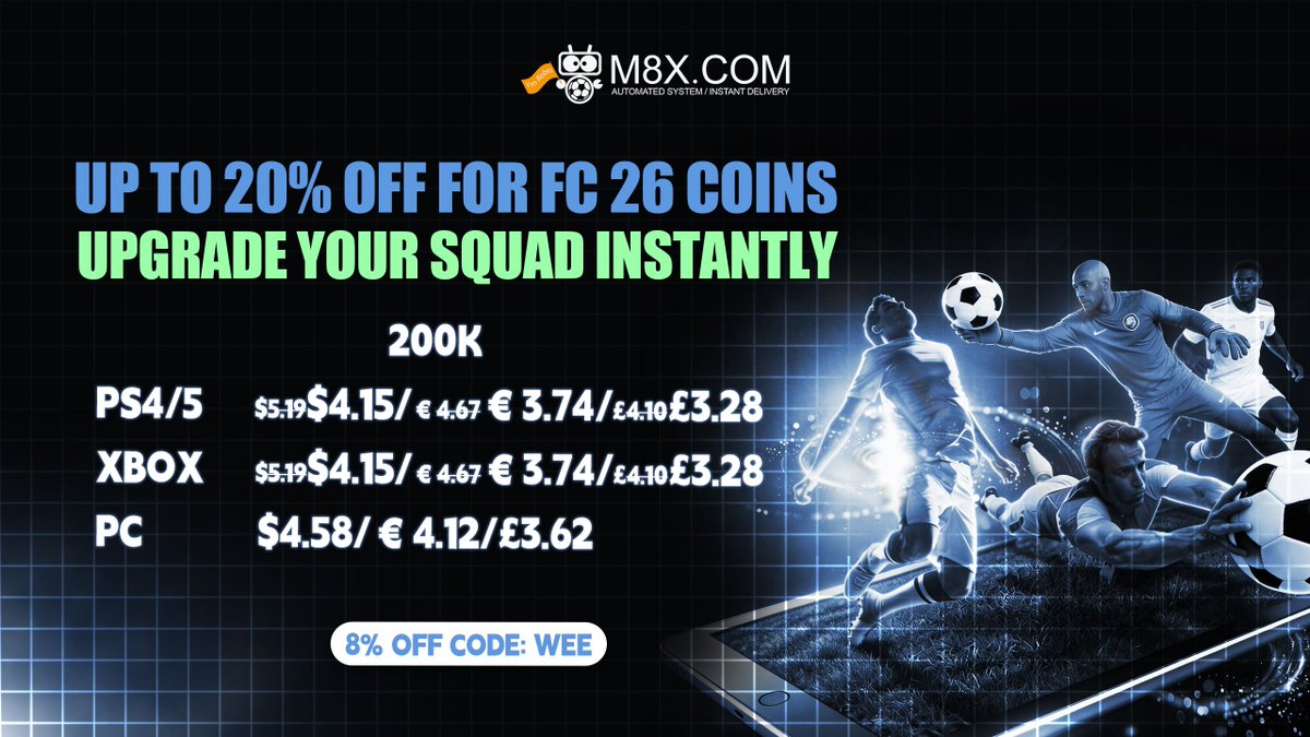 M8X.COM (formerly FIFACOIN.com) - FUT Coins Store tweet media