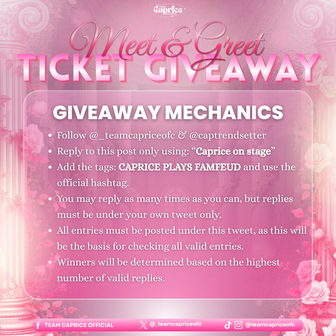 Team Caprice Official tweet media