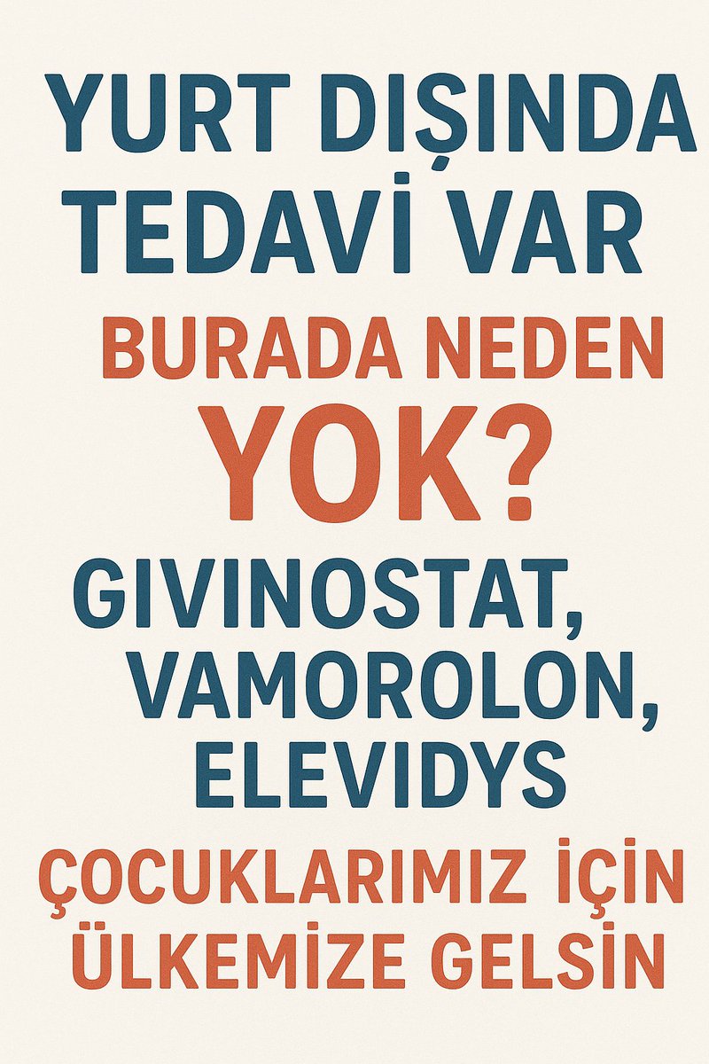 Dünyanın başka yerlerinde DMD’li çocuklar tedaviye başlarken,
bizim çocuklarımız kas kaybı yaşamaya devam ediyor.
Eşitsizlik, en büyük engel.
#DMDiçinAdımAtın 
<a href="/saglikbakanligi/">T.C. Sağlık Bakanlığı</a> <a href="/drmemisoglu/">Prof. Dr. Kemal Memişoğlu</a> <a href="/suayipbirinci/">Doç. Dr. Şuayıp Birinci</a> <a href="/DrYerebakan/">Dr. Halit Yerebakan</a>
#salı
Erol Köse #bist100 #AleynaKalaycıoğlu