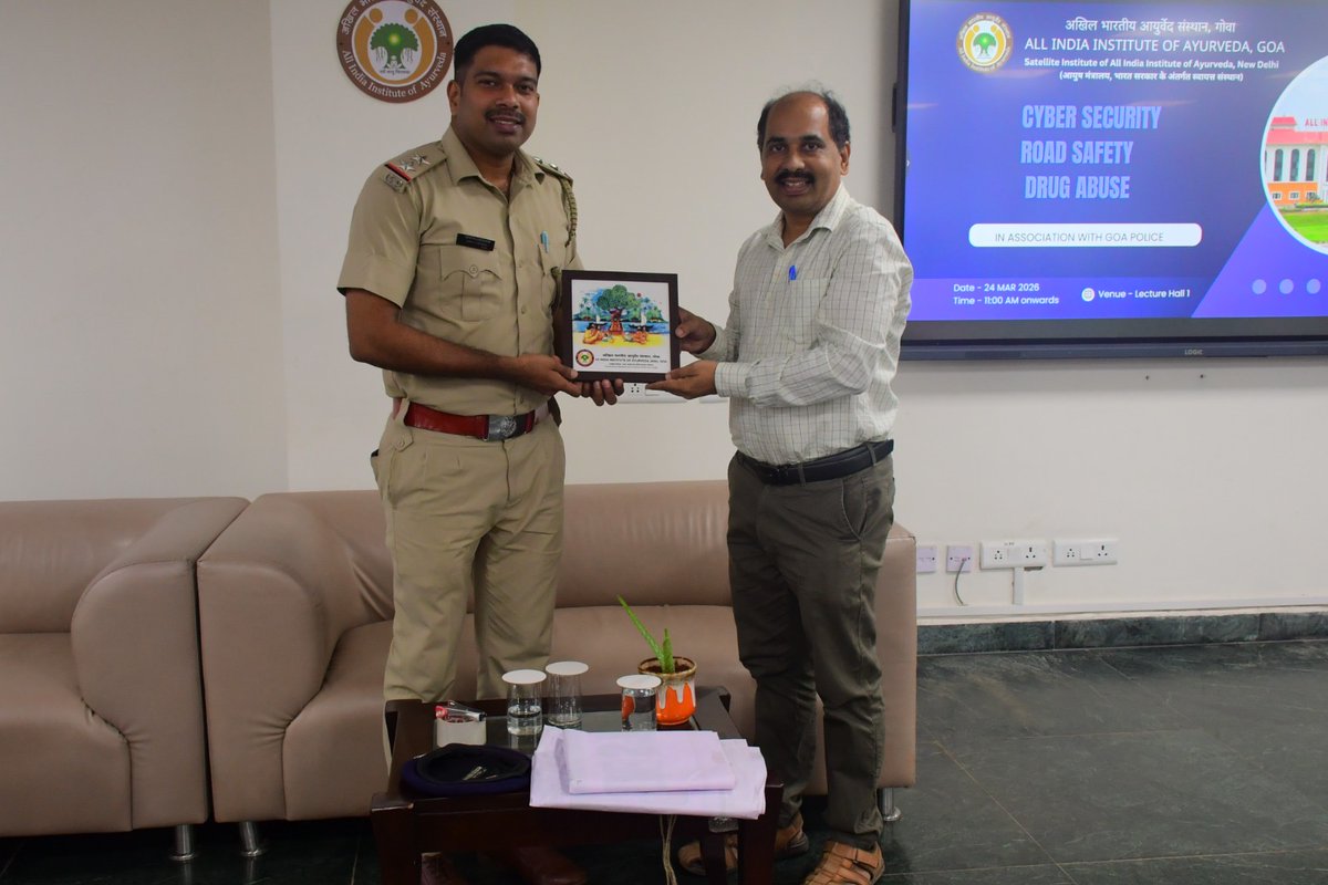 All India Institute of Ayurveda, Goa tweet media