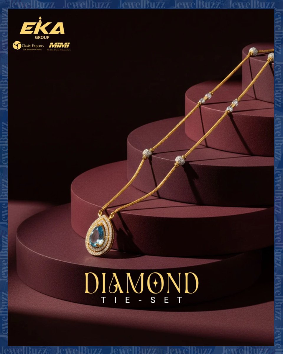 jewelbuzz_mag's tweet image. #JbBrandBuzz 

Timeless elegance, redefined. ✨
The Diamond Tie Set by EKA Group blends sleek design with radiant brilliance, creating a statement of effortless luxury. 💎

#EKAGroup #DiamondTieSet #MensJewellery #jewelbuzzspreadthebuzz
