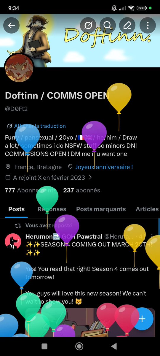 Doftinn / COMMS OPEN tweet media