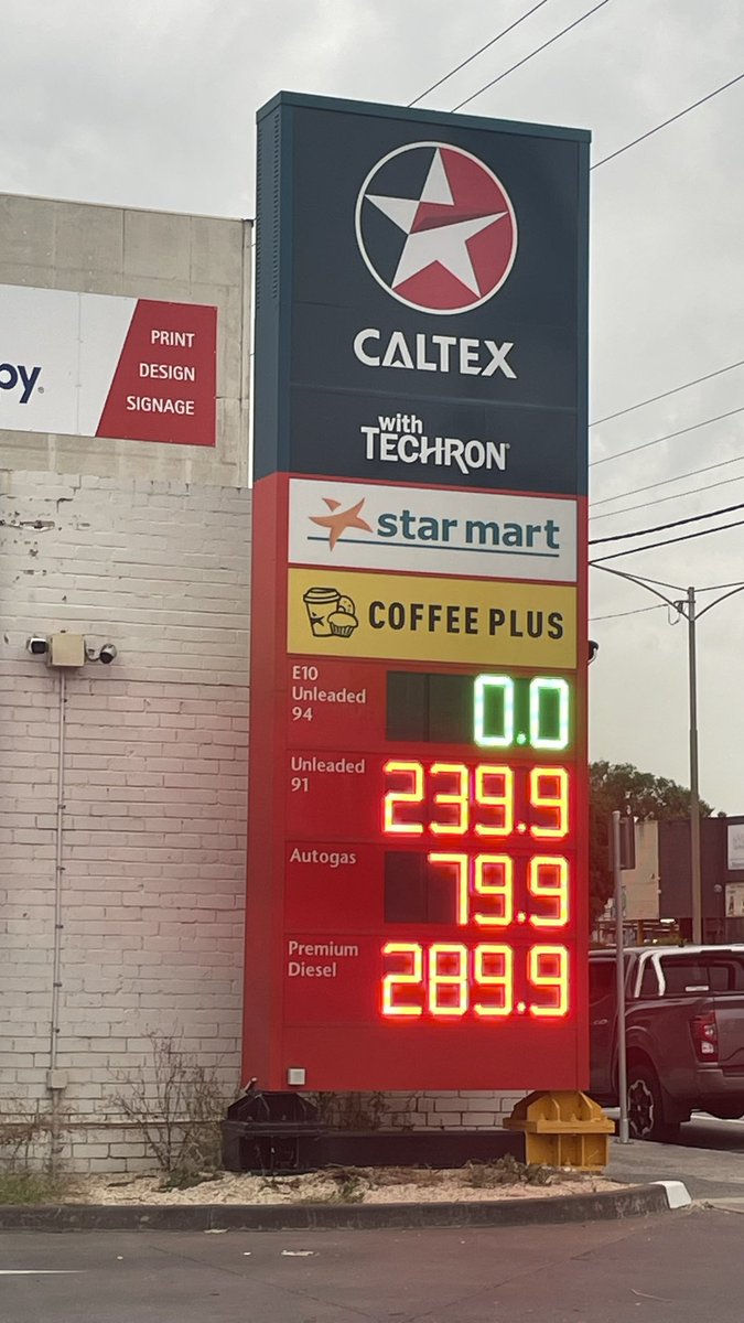 Minyak di aussie, budi95 tidak laku