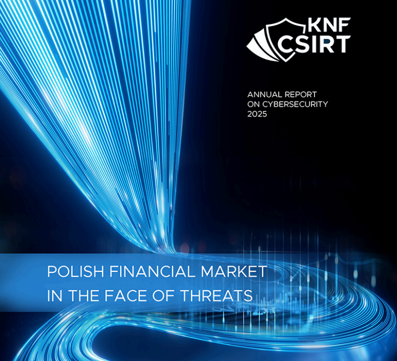 CSIRT_KNF's tweet photo. 🚨📊The 2025 Annual Cybersecurity Report prepared by the @CSIRT_KNF team is now available!  

🌐 The cyber threat landscape is evolving rapidly today - the numbers speak for themselves. In 2025 alone, the @CSIRT_KNF team identified 41,751 dangerous phishing domains and 9,751 fraudulent ads.   

The report summarizes: 
🔎 key phenomena and trends observed over the past year 
🎯 an analysis of the evolving tactics and techniques used by cybercriminals 
🛡️ conclusions and recommendations to further strengthen the financial sector’s digital resilience  

👉📥 You can read the report here:  https://t.co/T6Grh1d0Ig
