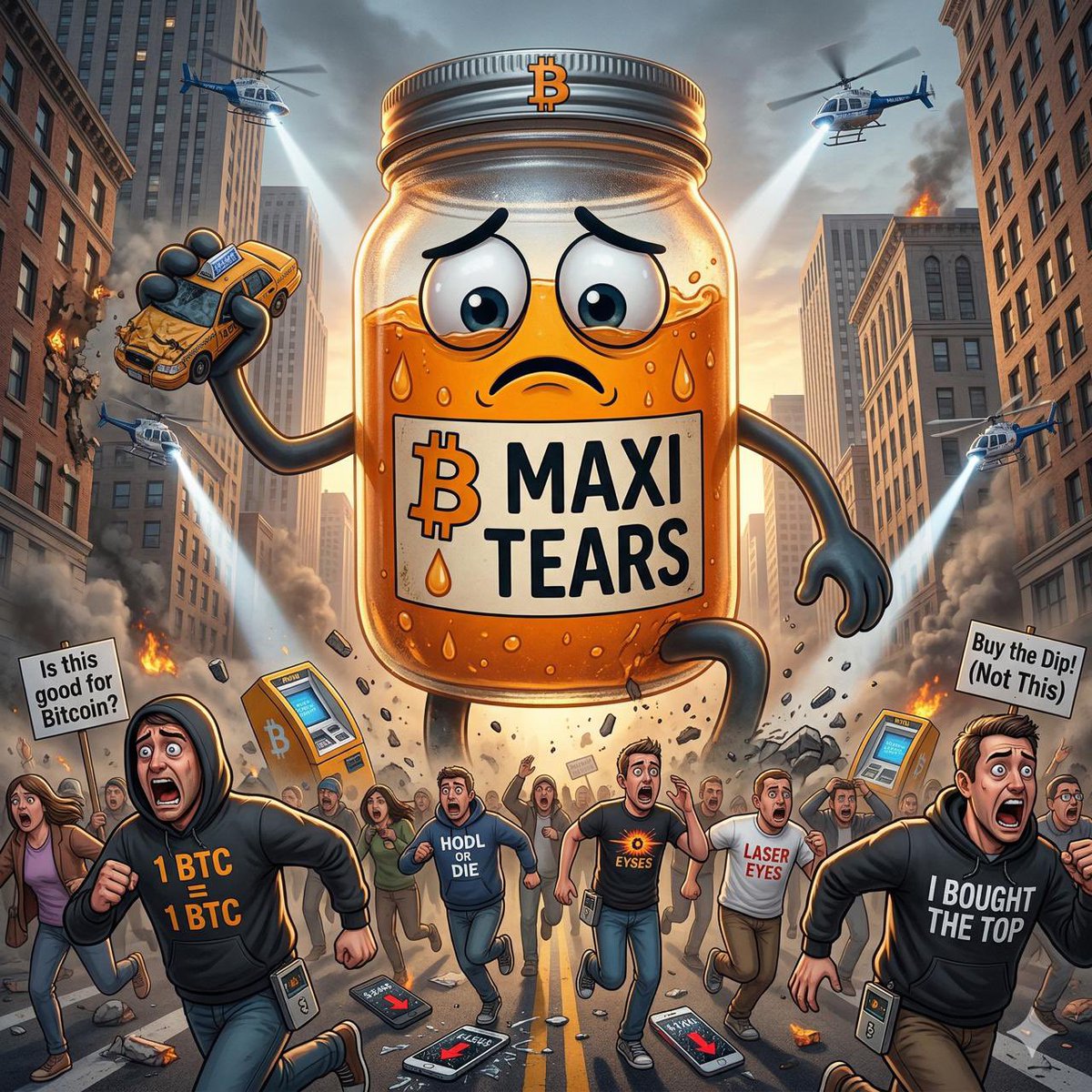 Gm Kaspa Maxis ☕️😈

$kas will stomp $btc 

And the tears of the Bitcoin Maxis will be everywhere 💧💧💧
