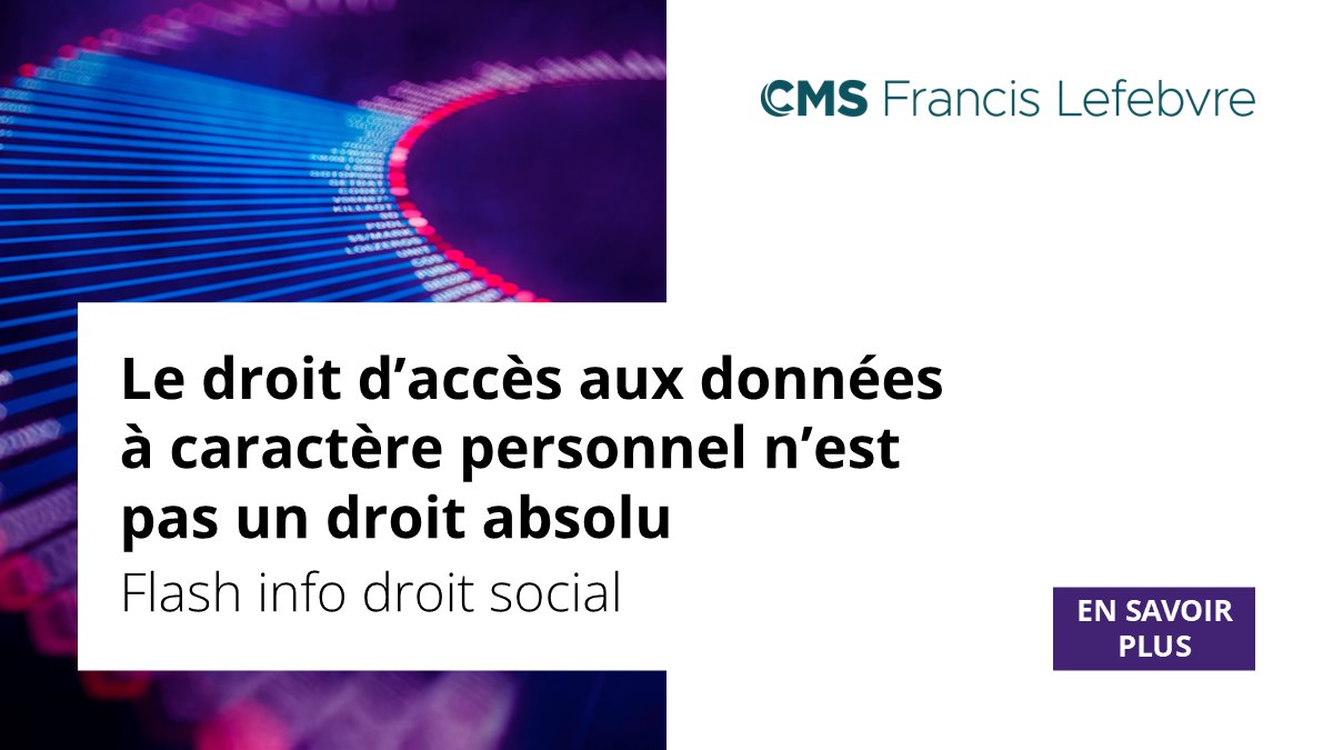 CMS Francis Lefebvre tweet media