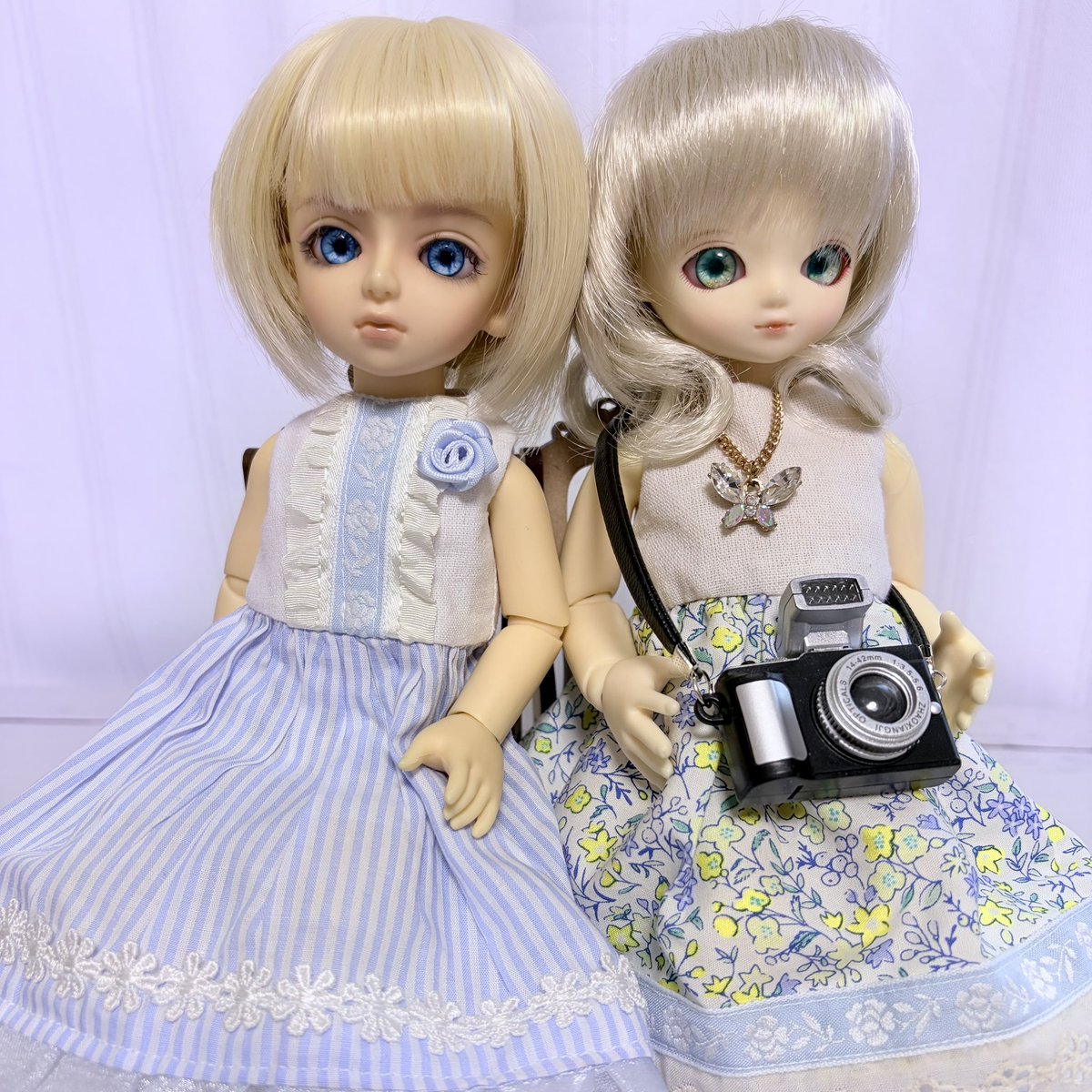 Samottii1206's tweet photo. 2人ともSHARONさんのドールアイになりました〜。
#幼ＳＤ
#LEEKE 
#sharon_dolleye https://t.co/j4Tq8gck8u